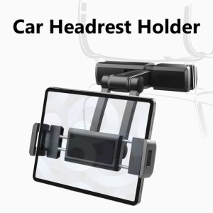車の後部枕タブレット電話ホルダー後部座席ヘッドレストサポートスタンド伸縮式保護ブラケット