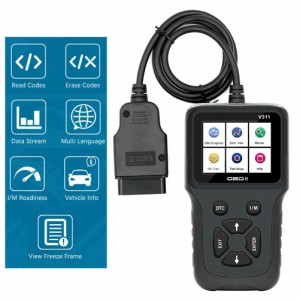 車 OBD2 コード リーダー オート スキャナー カー チェック エンジン トラブルシューティング ツール リアルタイム データ可視化 故障診