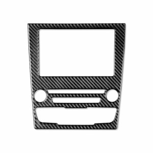 車の Gps ナビゲーションパネルカバートリム炭素繊維パターンステッカーフォードフュージョンモンデオ 2013-2019 に対応