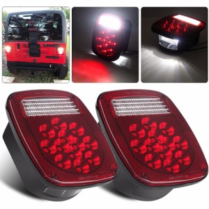 1 ペア 39LED テールライトリアブレーキランプウインカーストップリバースライト交換部品 Yj Tj と互換性