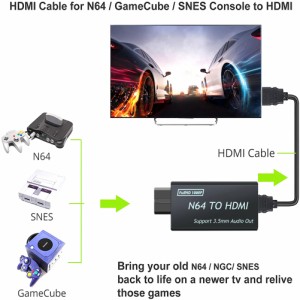 N64-HDMI互換コンバーター高精細マルチメディア信号アダプターケーブル