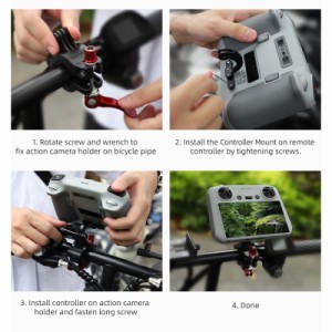 リモコンホルダー アクションカメラ バイクブラケット Dji Mini 3 Pro Rcリモコン用