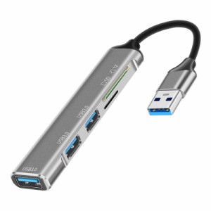 5-in-1 ハブ ドッキング ステーション ポート付き Usb3.0 Sd カード リーダー スロット USB ドライブ マウス用 Tf ポート アダプター