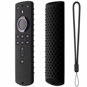 シリコンケース 耐衝撃 滑り止めカバー スリーブ Amazon Fire TV Stick 4k 5.9インチ 2018リモコンに対応