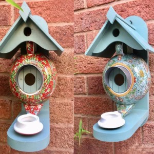 鳥の餌箱ハチドリ野鳥の家樹脂木製ケージ屋外ガーデンパティオ芝生壁掛け装飾