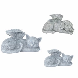水族館樹脂飾り天使猫犬置物家の装飾アクセサリー水槽水族館
