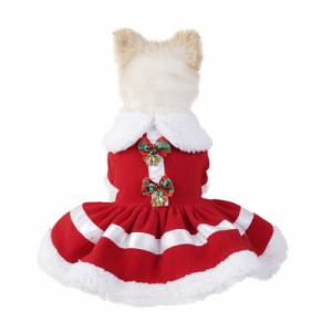 ペットのクリスマスドレス 3 サイズあり ペット服 コスプレ衣装 パーティー用品 中小型犬用