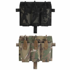 WSport M4 戦術マイクロフロントパネル戦術 MOLLE パネルチェストリグ拡張オープントップ MOLLE マグポーチタクティカルベスト