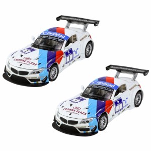 Z4 ダイキャスト合金スポーツカー サウンドライト付き 1/32 シミュレーションプルバックカーモデル 男の子 誕生日プレゼント