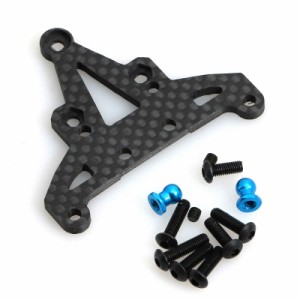 Rc カーカーボンファイバーフロントギアボックス固定シート 1:10 タミヤ XV01 rc カーアップグレード交換部品 LY28 用と互換性あり