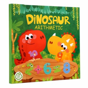 磁気恐竜算術ブック数学加算減算分解数学知育玩具男の子女の子ギフト