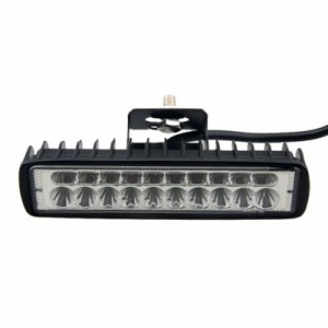 18LED 車作業灯 18 ワット黄白二色ライトバー検査ランプオートバイユニバーサル部品