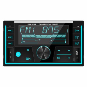 2-Din カーラジオデュアル USB 充電車の充電器 MP3 プレーヤーサポート TF カード USB ディスク AUX 入力リモコン付き