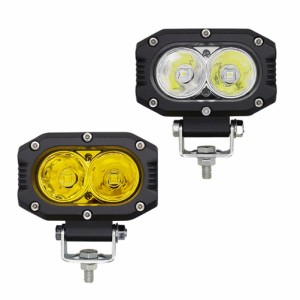 車 LED デュアルヘッドライトワークライト 4 インチ 40 ワットスポットライトフォグランプオートバイトラックトラクタートレーラー SUV 