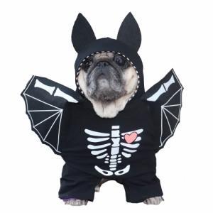 ペットハロウィンバット変身衣装コスプレ衣装ドレスアップ服ペット写真の小道具用品犬猫