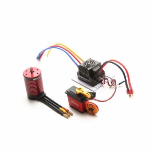 防水 3660 ブラシレスモーター 2600kv/3100kv/3800kv/4200kv 80a ブラシレス Esc 30 キロサーボと互換性トラクサス Wltoys Rc カー 1/8/1