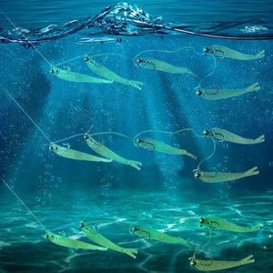 ソフトルアー釣り餌シミュレーション餌ステンレス鋼ヘッドフック釣具用淡水海水