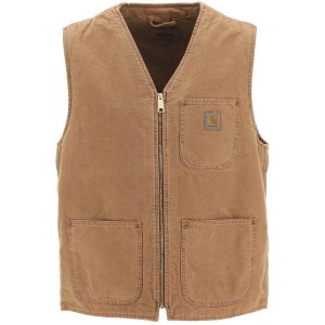 カーハート M RELAXED FIT FLEECE FULL ZIP VEST メンズ ベスト