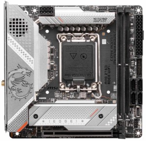 MSI MPG Z790I EDGE WIFI LGA 1700 Intel Z790 SATA 6Gb/s DDR5 Mini ITX Motherboard 中古