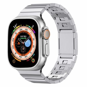 Apple Watch Ultra アップル 腕時計 Apple Watch 7 8 42/44/45/49mm 磁気吸引 ステンレスストラップ 引き外しに適している