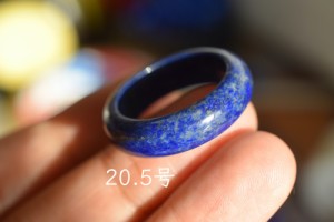 Mika-Jewelry-QJ98 美品 20.5号 天然 ラピスラズリ 青金石 リング くりぬき 指輪