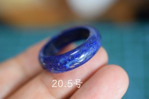 Mika-Jewelry-QJ69 美品 20.5号 天然 ラピスラズリ 青金石 リング くりぬき 指輪