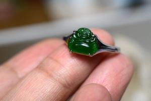 RS5-94上品宝石質 深緑 ミャンマー産天然 A貨 本翡翠 ルース 裸石