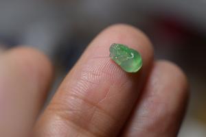 ミャンマーA貨 本翡翠 財布貔貅 ミャンマー産墨翠本翡翠 貔貅