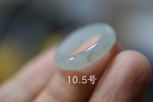 Mika-Jewelry-HS178 美品 10.5号 ミャンマー産 天然 本翡翠 リング 指輪 硬玉 くりぬき 誕生石