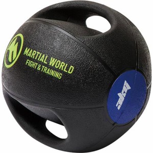 マーシャルワールド MARTIAL WORLD メディシンボール ダブルグリップタイプ 3kg MB3 格闘技用品 トレーニング用品 体幹トレーニング