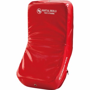 マーシャルワールド MARTIAL WORLD ボクシング パンチングミット プロ仕様ビッグミットスリム マース素材 赤 BM57 RD 送料無料 空手