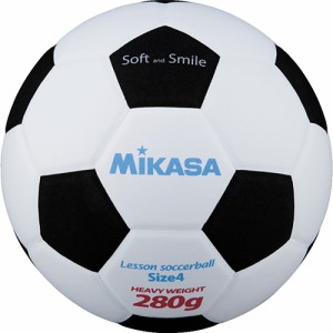 ミカサ MIKASA サッカーボール スマイルサッカー 4号 約280g 白/黒 SF428 WBK 小学生用 20ESP