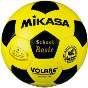 ミカサ MIKASA サッカーボール 検定球 黄/黒 SVC402SBC YBK サッカー 4号球 小学校用