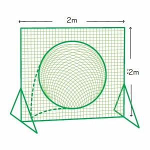 [北海道・沖縄・離島配送不可] カネヤ KANEYA 野球 バックネット トスバッティング60 取替用シングルネット KB-505N 学校 体育 体育祭
