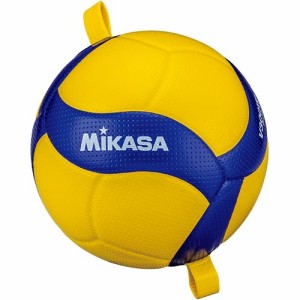 ミカサ MIKASA バレーボール トレーニングボール5号ひも付 ブルー/イエロー V300W-AT-TR バレー 5号球