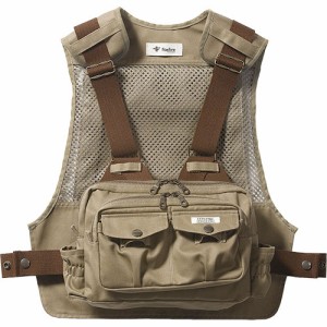 フォックスファイヤー Foxfire メンズ チェスト ストラップベスト カーキ 6210151 010 Chest Strap Vest アウトドアウェア フィッシング