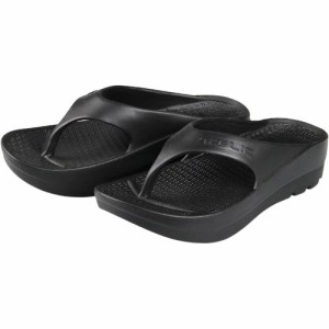 テリック TELIC レディース スポーツサンダル W フリップフロップ ブラック 9589 BK W- FLIP FLOP リカバリーサンダル スポーツ