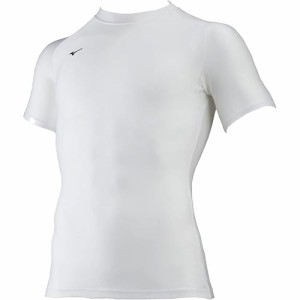 ミズノ MIZUNO メンズ ドライアクセル バイオギアシャツ CNSS ホワイト 32MA8152 01 Tシャツ 半袖 トップス トレーニング スポーツウェア