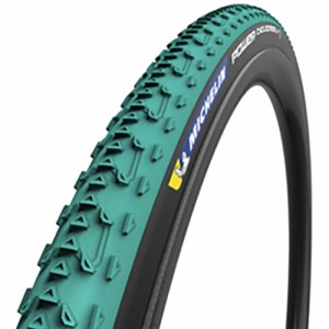 ミシュラン MICHELIN 自転車 タイヤ POWER CX JET TLR700X33C  グリーン/ブラック 2057030081392 サイクル バイク