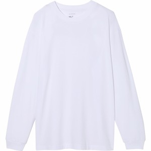 ニュートラルワークス NEUTRALWORKS． メンズ 長袖Tシャツ MXP ファインドライロングスリーブクルー ホワイト KS32161 W FD LONG SLEEVE