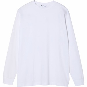 ニュートラルワークス NEUTRALWORKS． メンズ レディース 長袖Tシャツ スムースコンフォートロングスリーブクルー ホワイト KSU32156 W