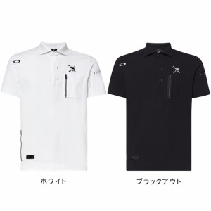 オークリー OAKLEY メンズ ゴルフウェア 半袖シャツ スカル リボルブ 3D ポケット シャツ FOA403518 SKULL REVOLVE 3D POCKET SHIRT