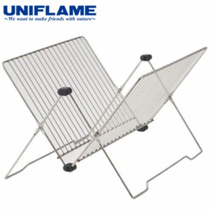 ユニフレーム UNIFLAME メンズ レディース バーベキュー用品 UFディッシュラック 662595 水切りラック キッチンツール バーベキュー