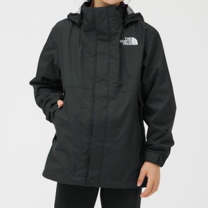 ザ・ノース・フェイス ノースフェイス キッズ パスドレインジャケット ブラック NPJ62225 K Passed Rain Jacket 秋冬モデル