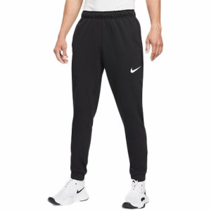 ナイキ NIKE メンズ トレーニングウェア ロングパンツ DRI-FIT テーパード フリース パンツ ブラック/ホワイト CZ6380 010 長ズボン