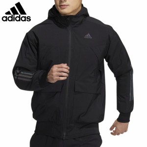 アディダス adidas メンズ M TRACK HB パデッドジャケット ブラック EUE93 HR8430 runアパレル アウター パーカー フルジップ