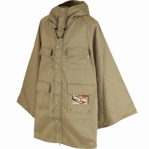 ユニバーサルオーバーオール UNIVERSAL OVERALL メンズ ジャケット プレイポンチョ ベージュ U2233501PW PLAY PONCHO ポンチョ アウター