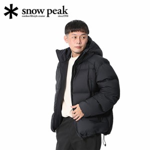 スノーピーク snowpeak メンズ リサイクルライトダウンジャケット ブラック JK-22AU005 Recycled Light Down Jacket