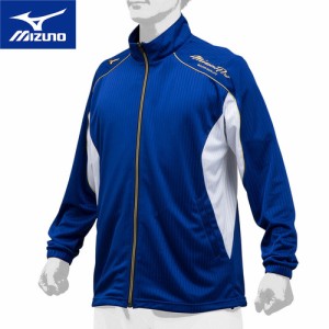 ミズノ MIZUNO メンズ レディース 野球ウェア 練習用シャツ ミズノプロ ウォームアップシャツ パステルネイビー×ホワイト 12JC9R03 16