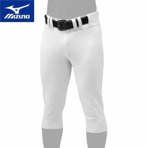 ミズノ MIZUNO メンズ レディース 野球ウェア 練習用パンツ ストレッチパンツ ショートフィットタイプ ホワイト 12JD0F48 01